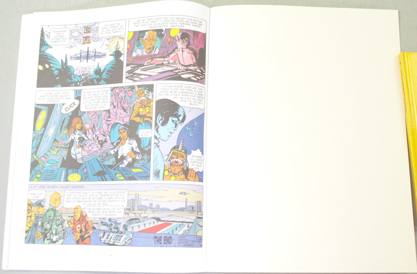 Valerian Volume 4 - "Welcome to Alflolol" Cinebook Paperback Comic Book by Mezieres & Christin