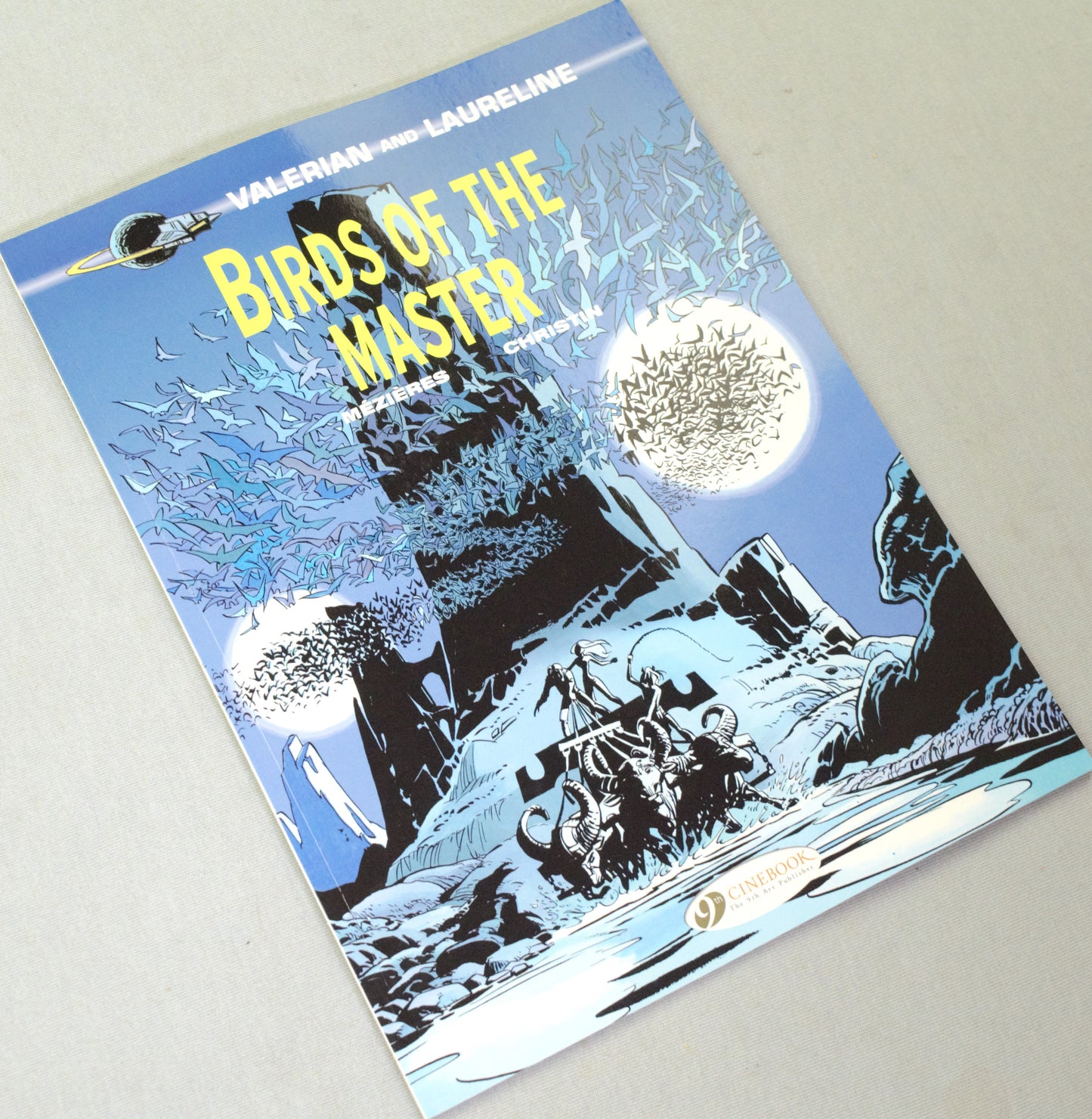 Valerian Volume 5 - "Birds of The Master" Cinebook Paperback Comic Book by Mezieres & Christin