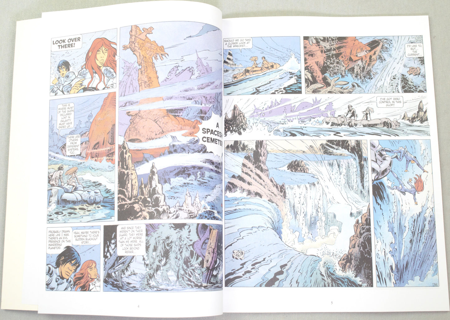 Valerian Volume 5 - "Birds of The Master" Cinebook Paperback Comic Book by Mezieres & Christin