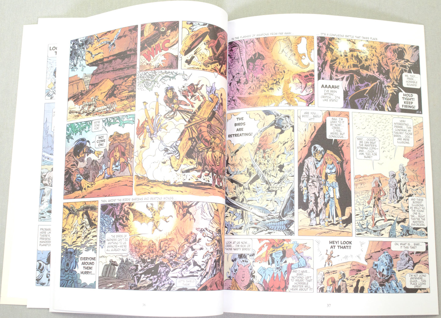 Valerian Volume 5 - "Birds of The Master" Cinebook Paperback Comic Book by Mezieres & Christin