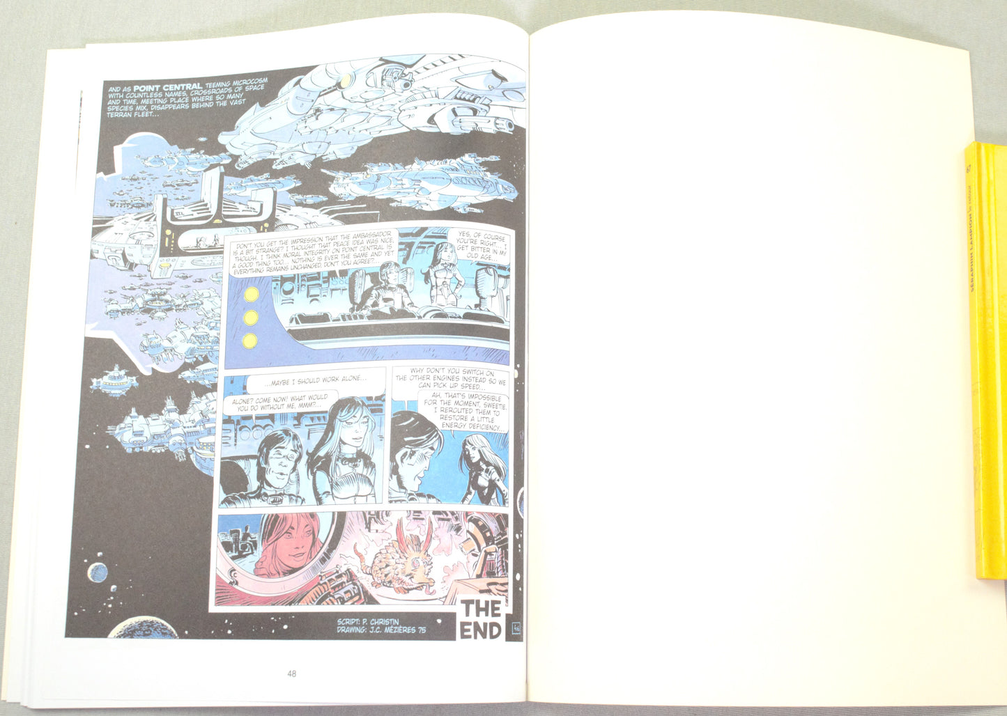 Valerian Volume 6 - "Ambassador of The Shadows" Cinebook Paperback Comic Book by Mezieres & Christin