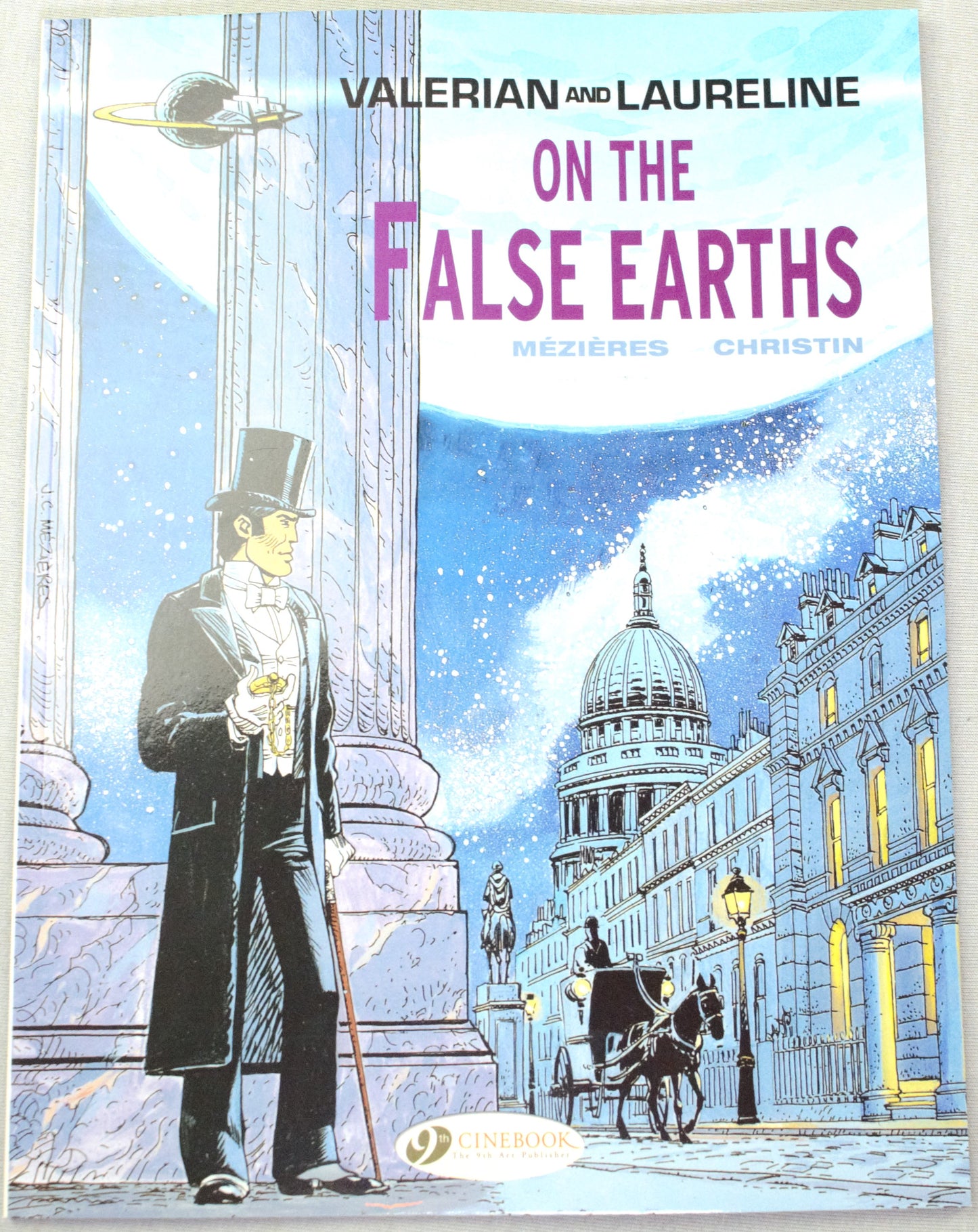 Valerian Volume 7 - "On The False Earths" Cinebook Paperback Comic Book by Mezieres & Christin