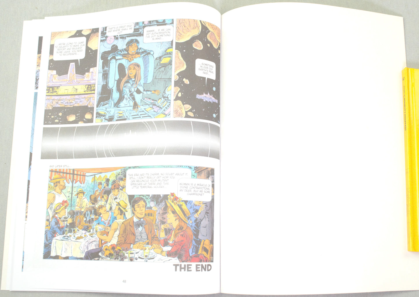 Valerian Volume 7 - "On The False Earths" Cinebook Paperback Comic Book by Mezieres & Christin