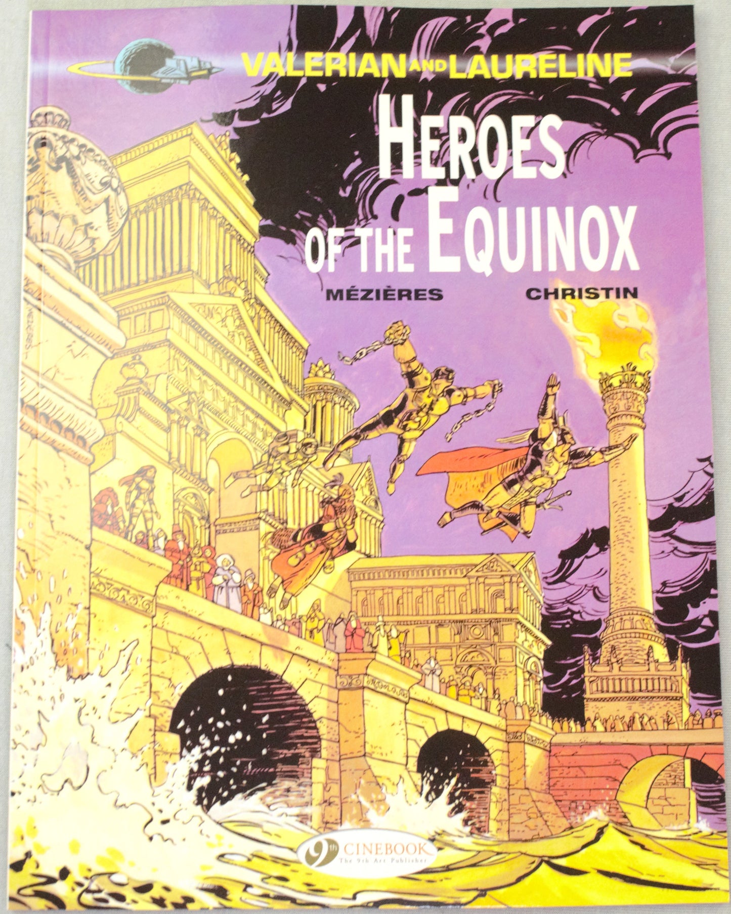 Valerian Volume 8 - "Heroes of the Equinox" Cinebook Paperback Comic Book by Mezieres & Christin