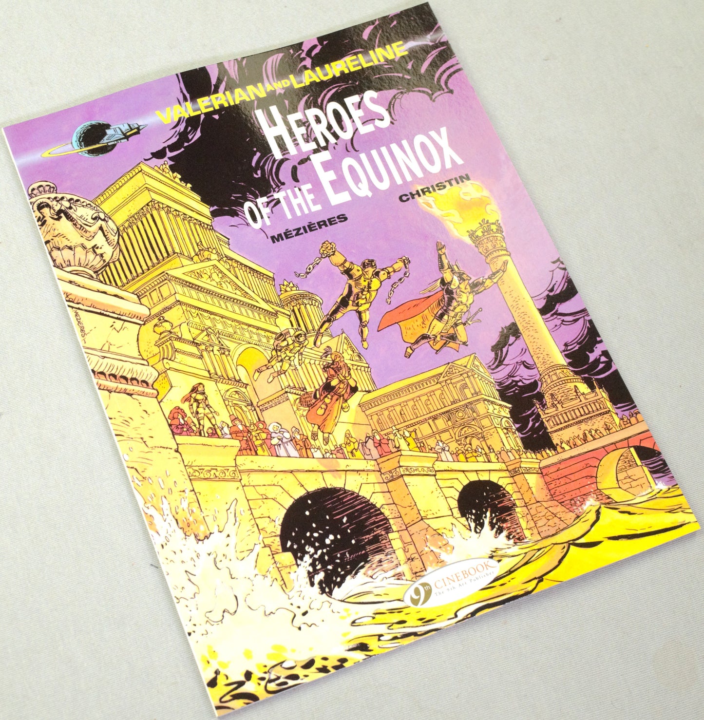 Valerian Volume 8 - "Heroes of the Equinox" Cinebook Paperback Comic Book by Mezieres & Christin