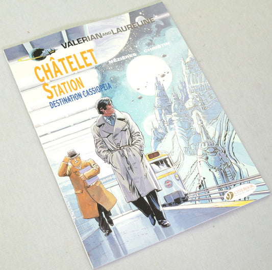 Valerian Volume 9 - "Châtelet Station, Destination Cassiopeia" Cinebook Paperback Comic Book by Mezieres & Christin