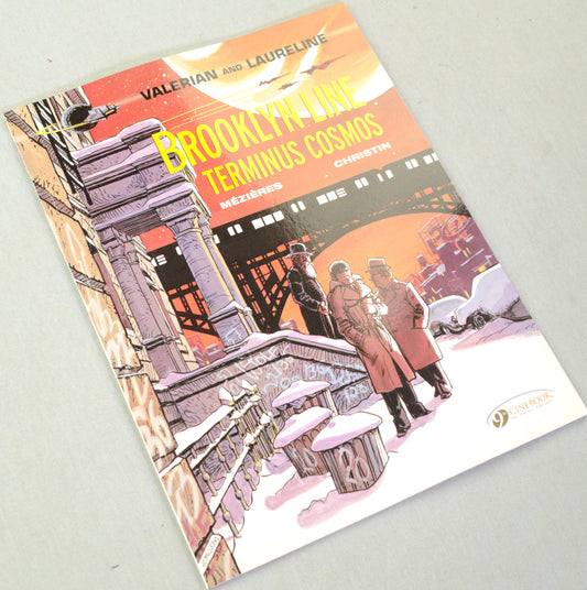 Valerian Volume 10 - "Brooklyn Line, Terminus Cosmos" Cinebook Paperback Comic Book by Mezieres & Christin