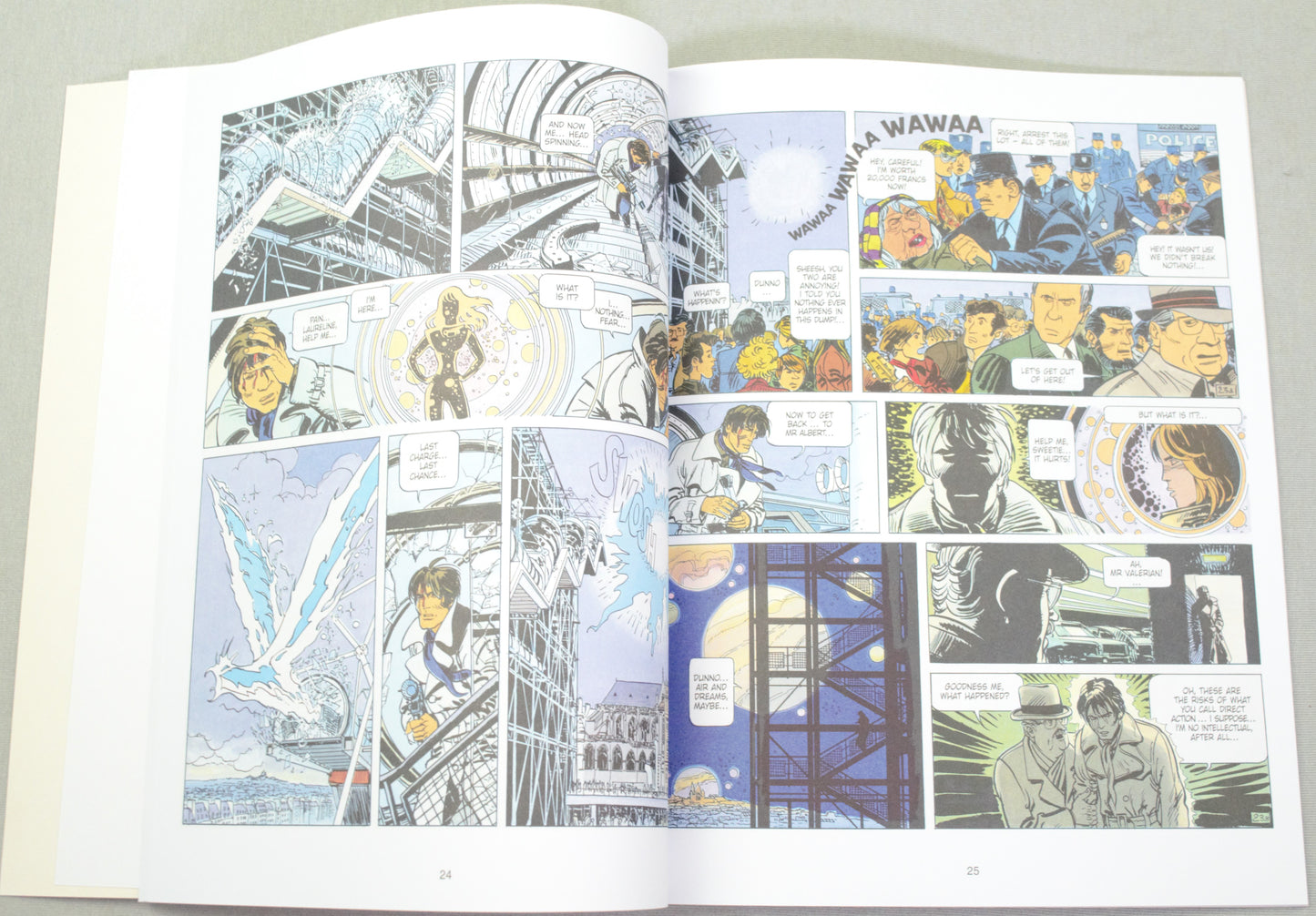 Valerian Volume 10 - "Brooklyn Line, Terminus Cosmos" Cinebook Paperback Comic Book by Mezieres & Christin