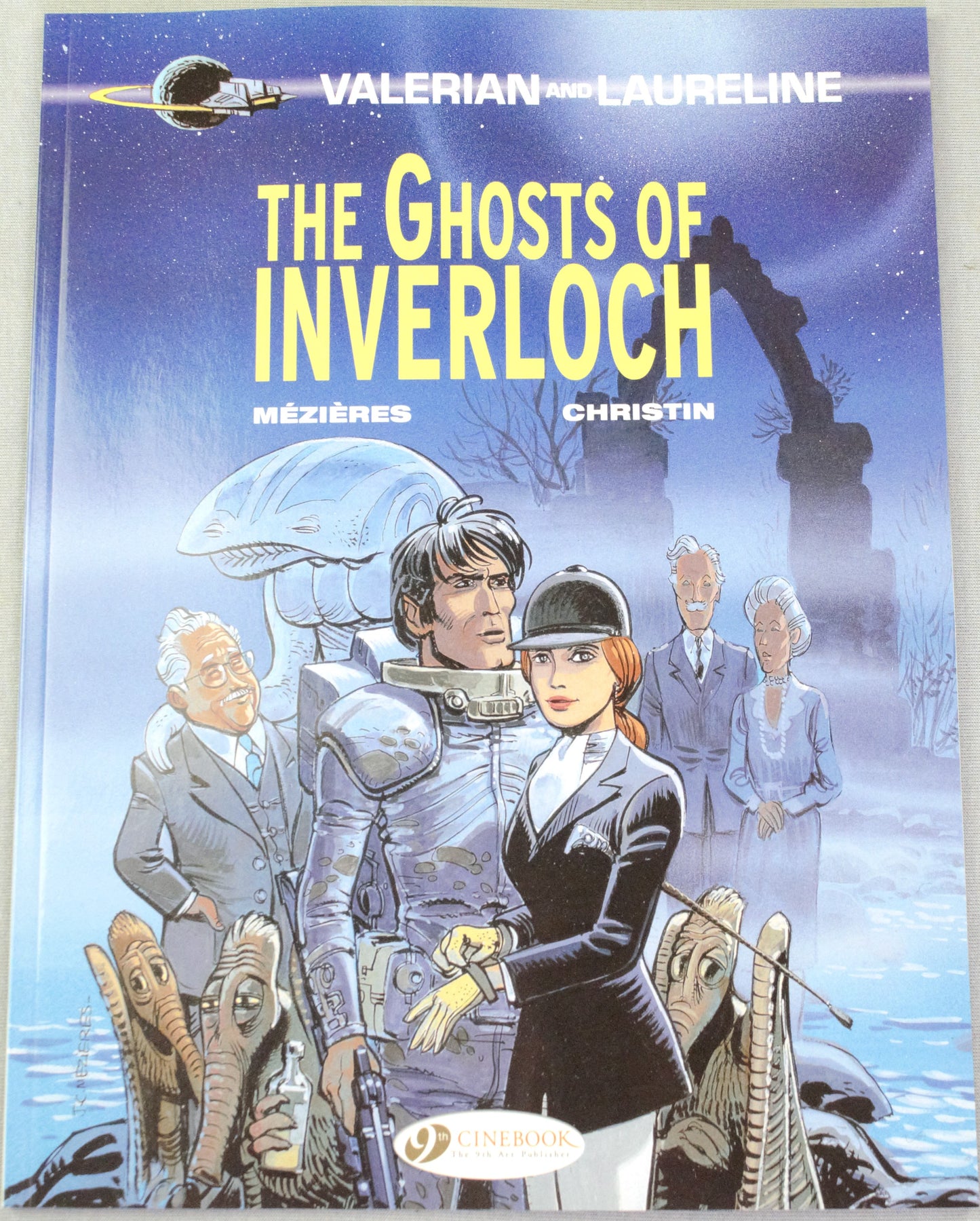 Valerian Volume 11 - "The Ghosts of Inverloch" Cinebook Paperback Comic Book by Mezieres & Christin