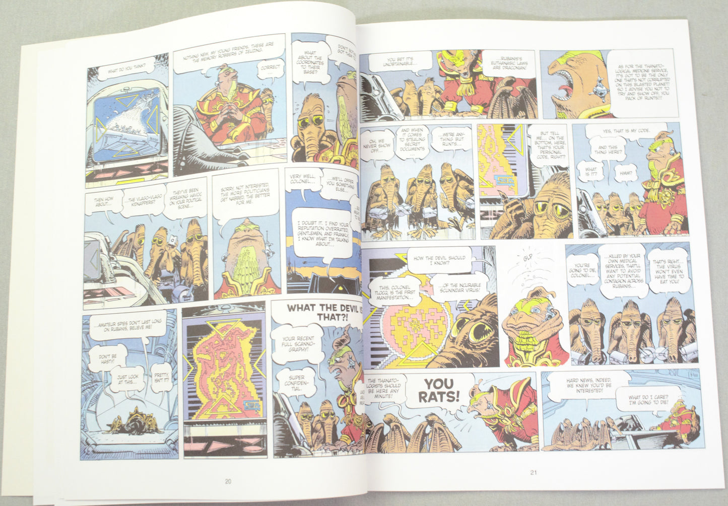 Valerian Volume 11 - "The Ghosts of Inverloch" Cinebook Paperback Comic Book by Mezieres & Christin
