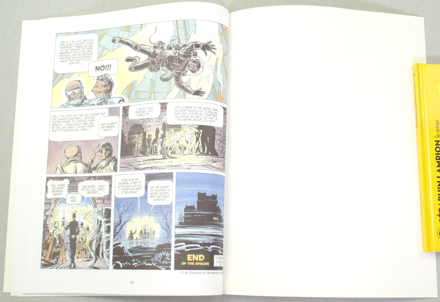 Valerian Volume 11 - "The Ghosts of Inverloch" Cinebook Paperback Comic Book by Mezieres & Christin