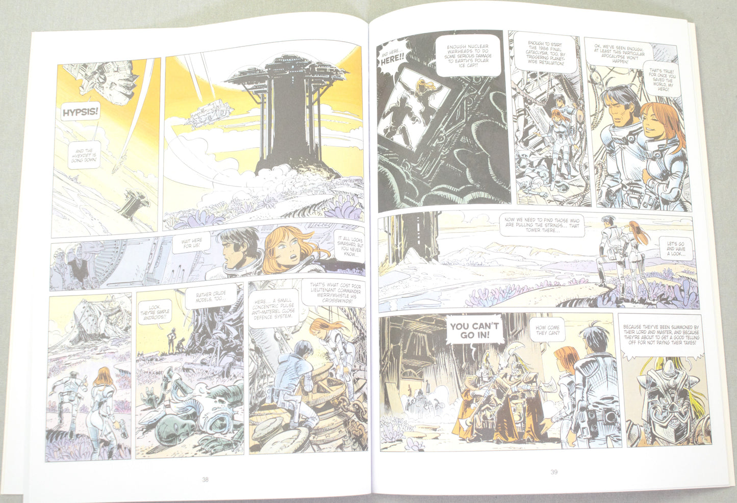 Valerian Volume 12 - "The Wrath of Hypsis" Cinebook Paperback Comic Book by Mezieres & Christin