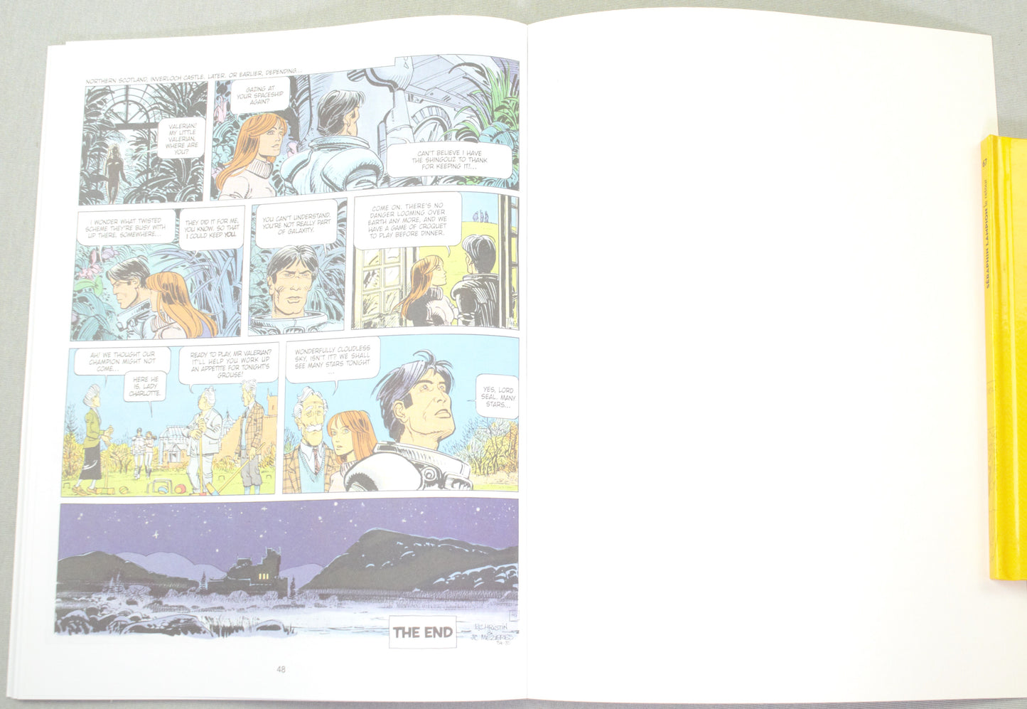Valerian Volume 12 - "The Wrath of Hypsis" Cinebook Paperback Comic Book by Mezieres & Christin