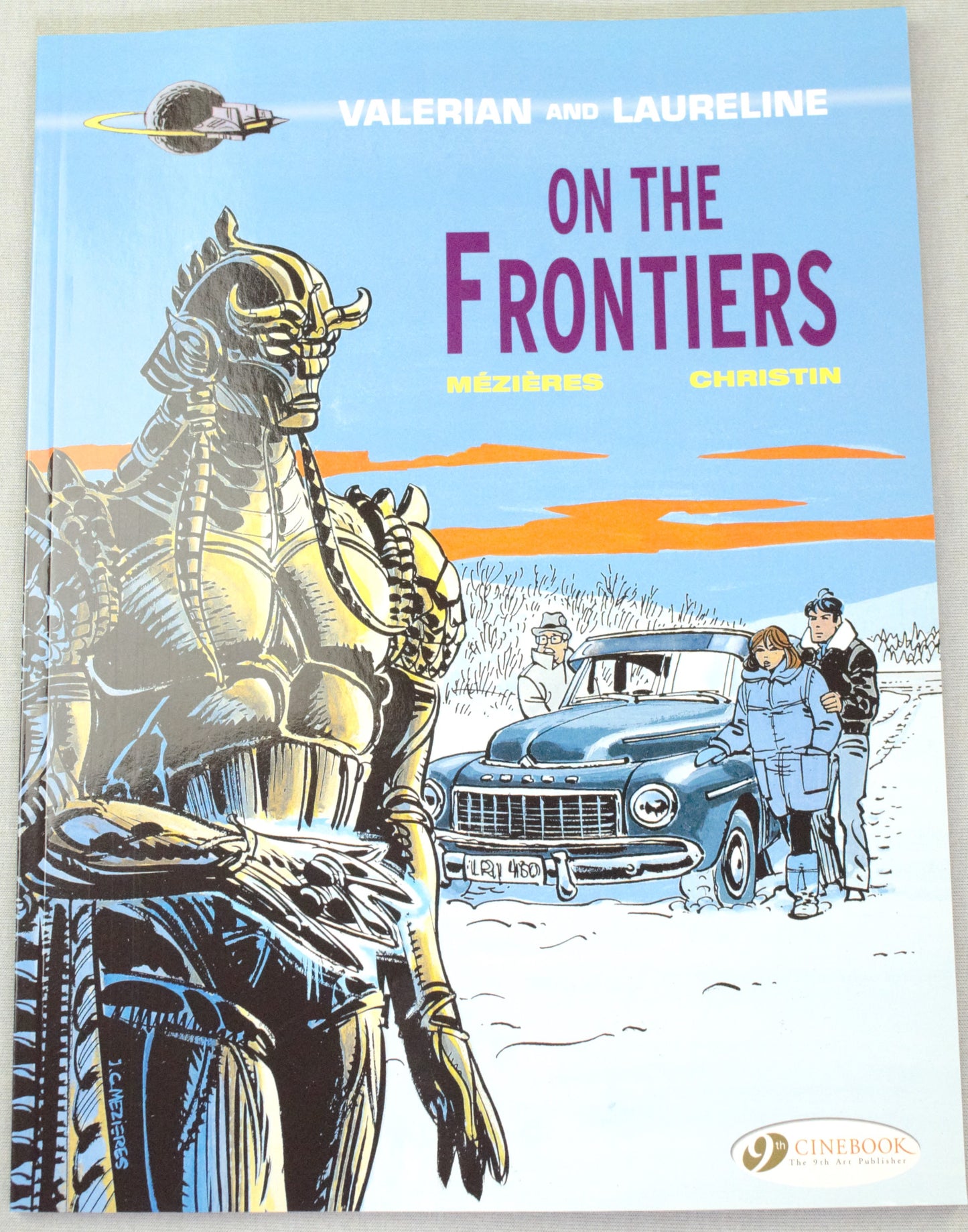 Valerian Volume 13 - "On the Frontiers" Cinebook Paperback Comic Book by Mezieres & Christin