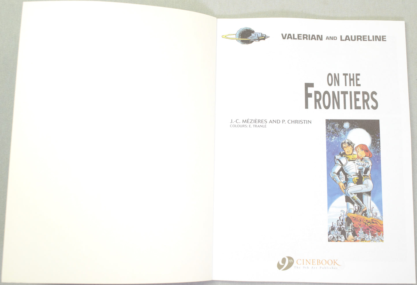 Valerian Volume 13 - "On the Frontiers" Cinebook Paperback Comic Book by Mezieres & Christin