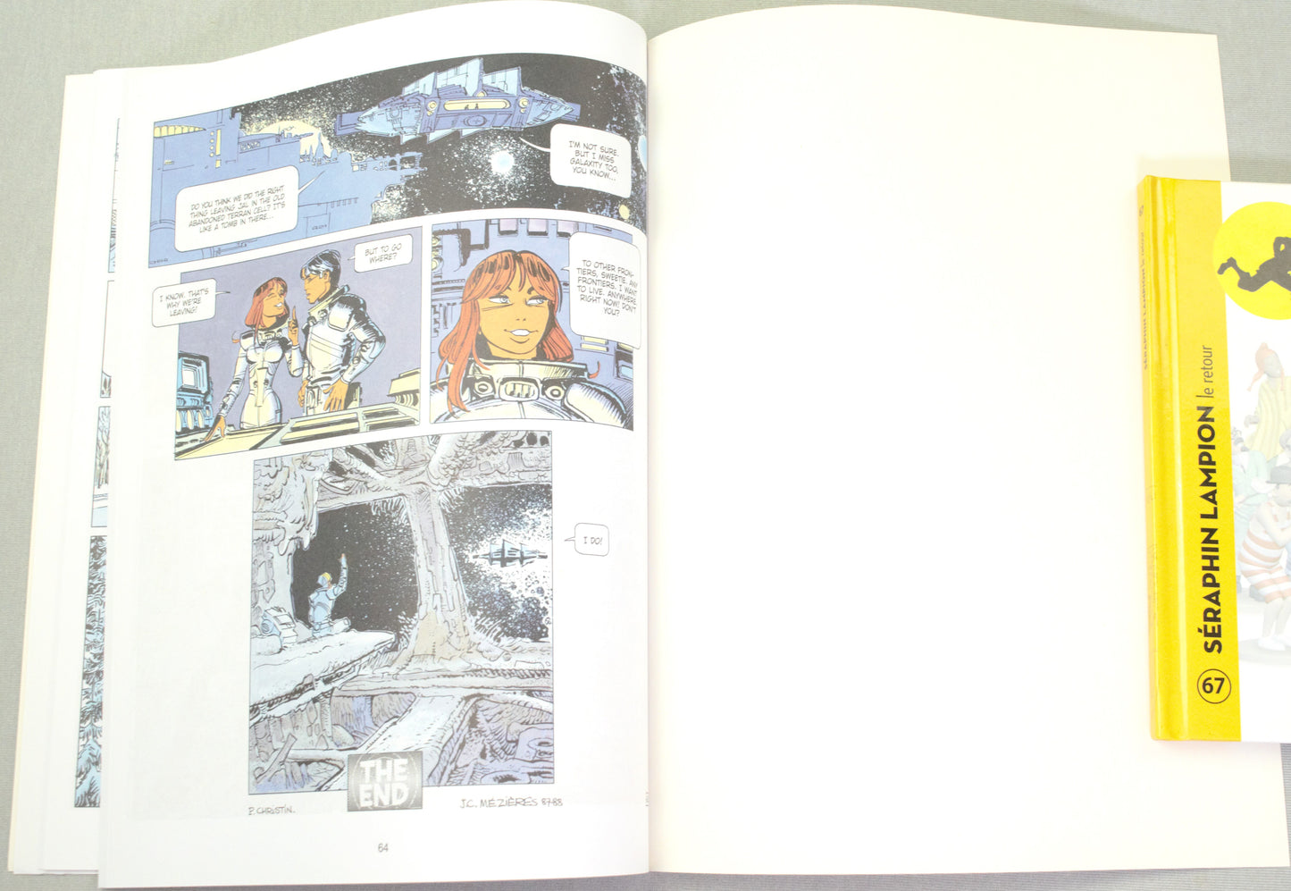 Valerian Volume 13 - "On the Frontiers" Cinebook Paperback Comic Book by Mezieres & Christin