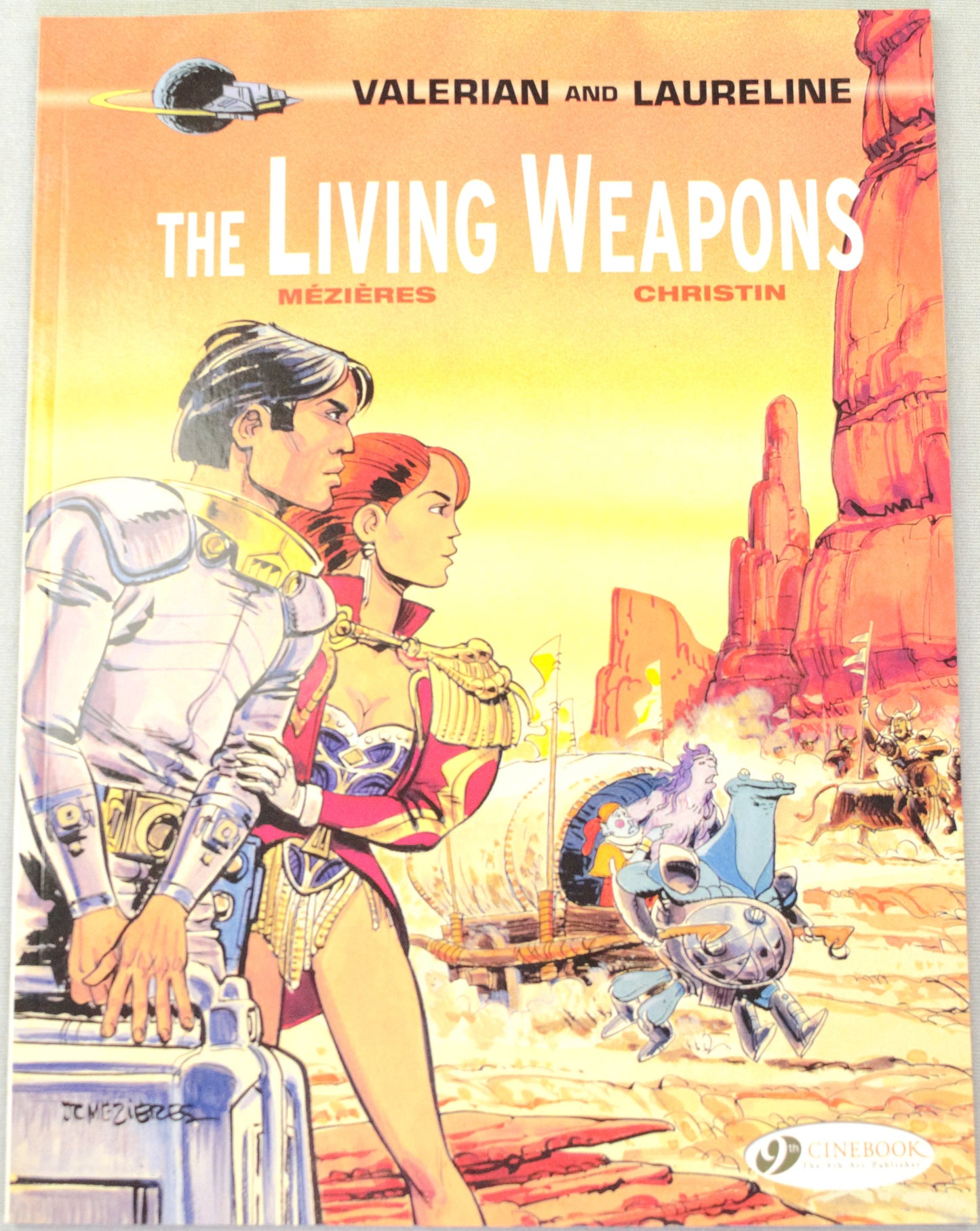 Valerian Volume 14 - "The Living Weapons" Cinebook Paperback Comic Book by Mezieres & Christin