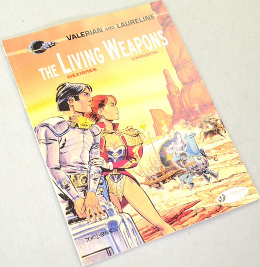 Valerian Volume 14 - "The Living Weapons" Cinebook Paperback Comic Book by Mezieres & Christin