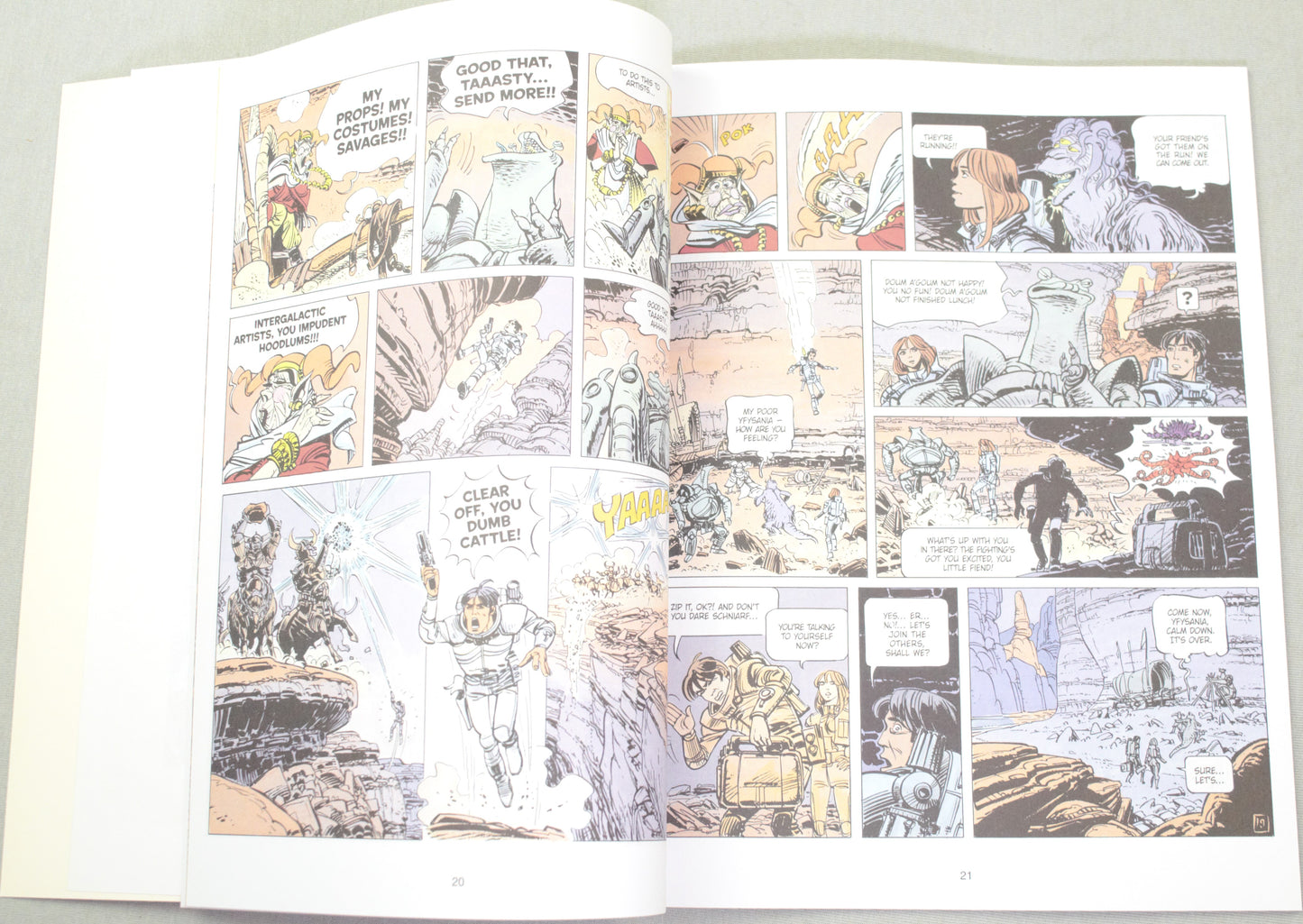 Valerian Volume 14 - "The Living Weapons" Cinebook Paperback Comic Book by Mezieres & Christin