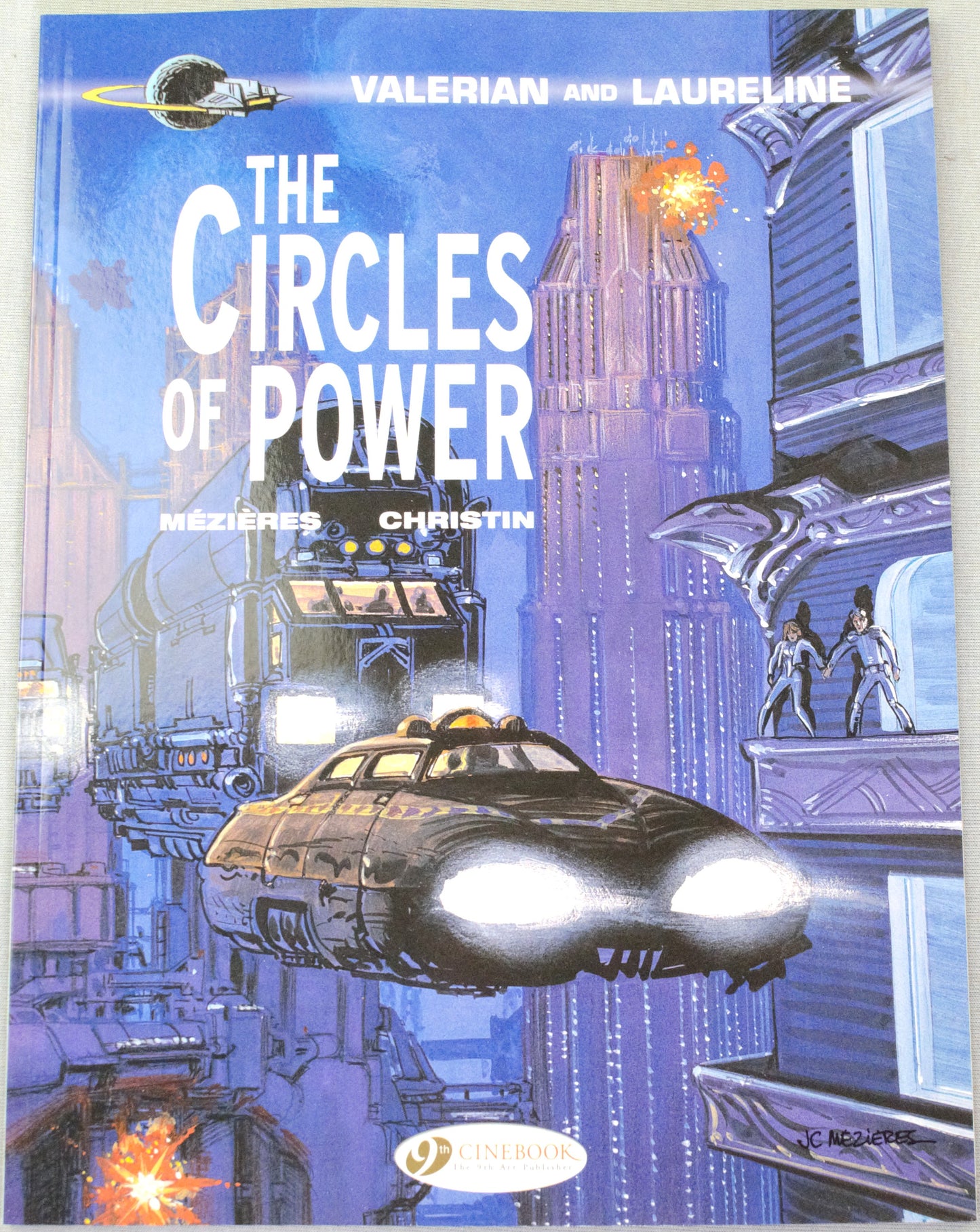 Valerian Volume 15 - " The Circles of Power" Cinebook Paperback Comic Book by Mezieres & Christin