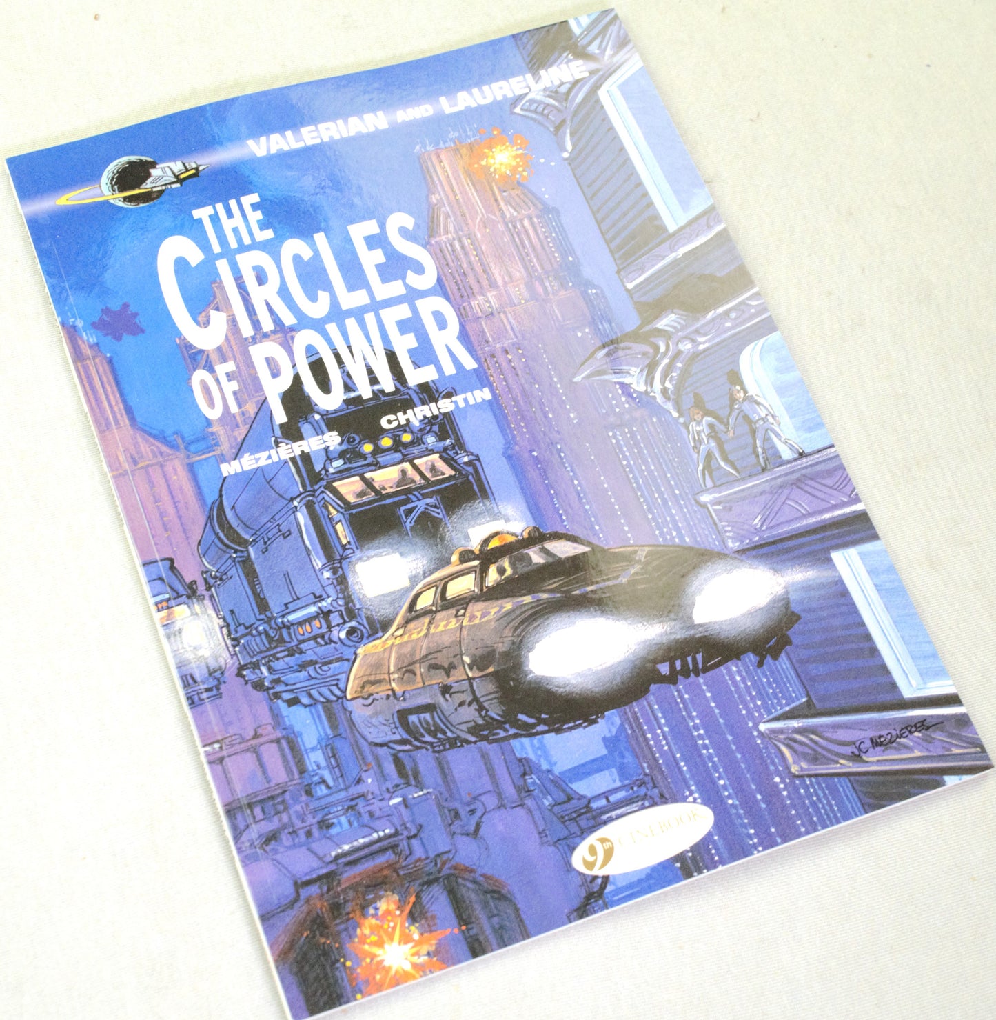 Valerian Volume 15 - " The Circles of Power" Cinebook Paperback Comic Book by Mezieres & Christin