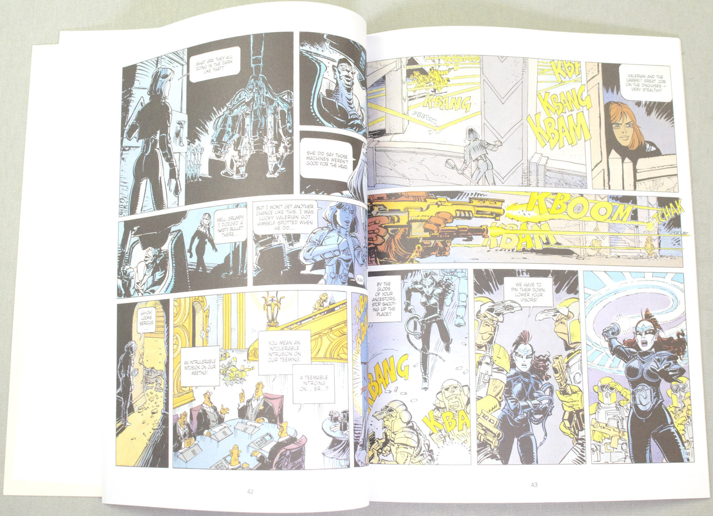 Valerian Volume 15 - " The Circles of Power" Cinebook Paperback Comic Book by Mezieres & Christin