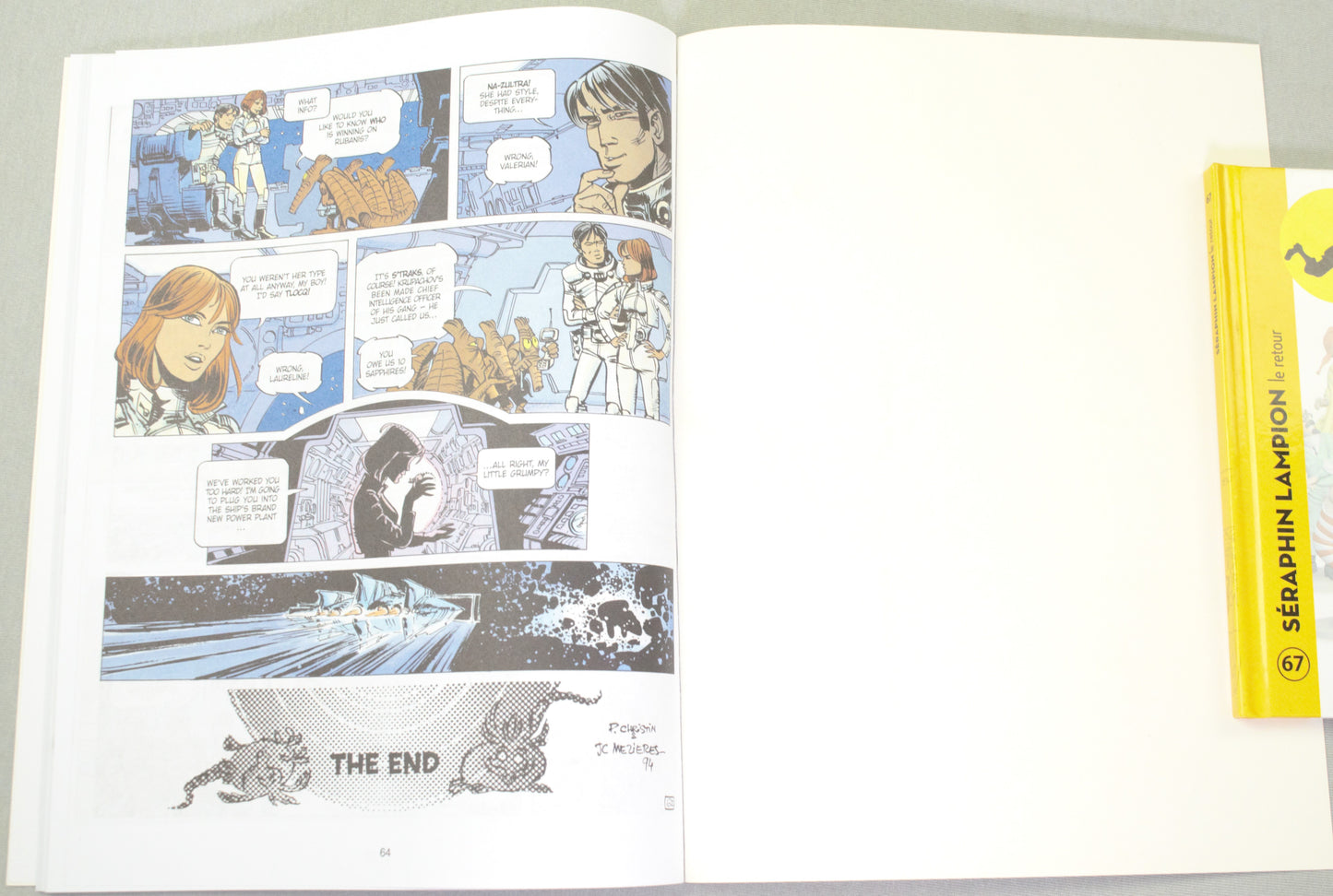 Valerian Volume 15 - " The Circles of Power" Cinebook Paperback Comic Book by Mezieres & Christin