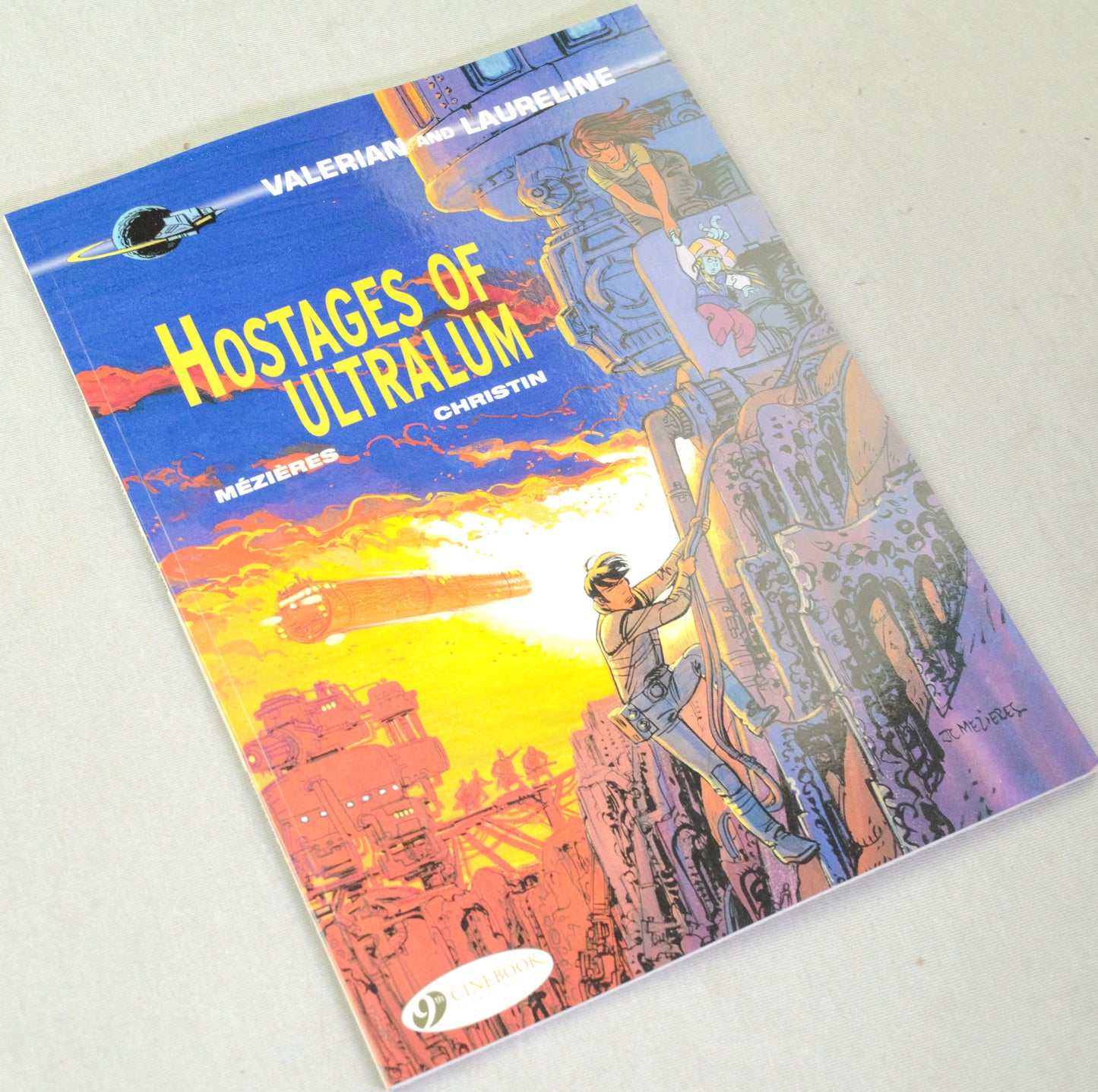 Valerian Volume 16 - "Hostages of Ultralum" Cinebook Paperback Comic Book by Mezieres & Christin
