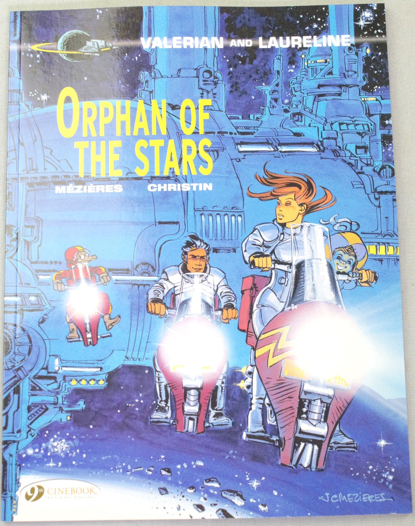 Valerian Volume 17 - "Orphans of The Stars" Cinebook Paperback Comic Book by Mezieres & Christin