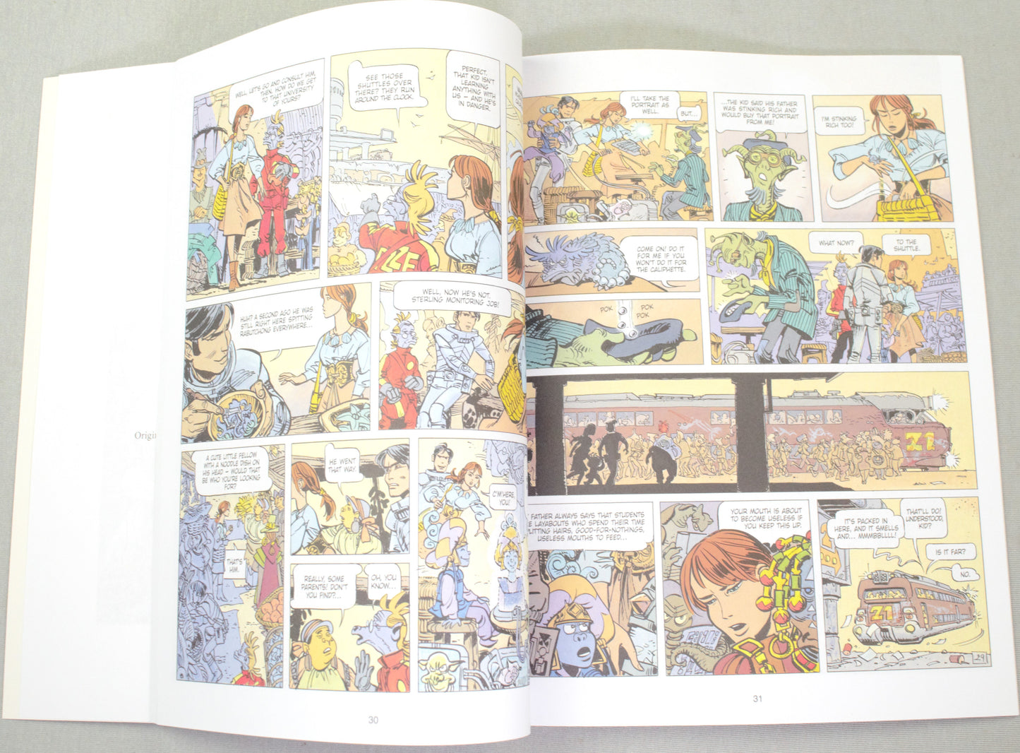 Valerian Volume 17 - "Orphans of The Stars" Cinebook Paperback Comic Book by Mezieres & Christin