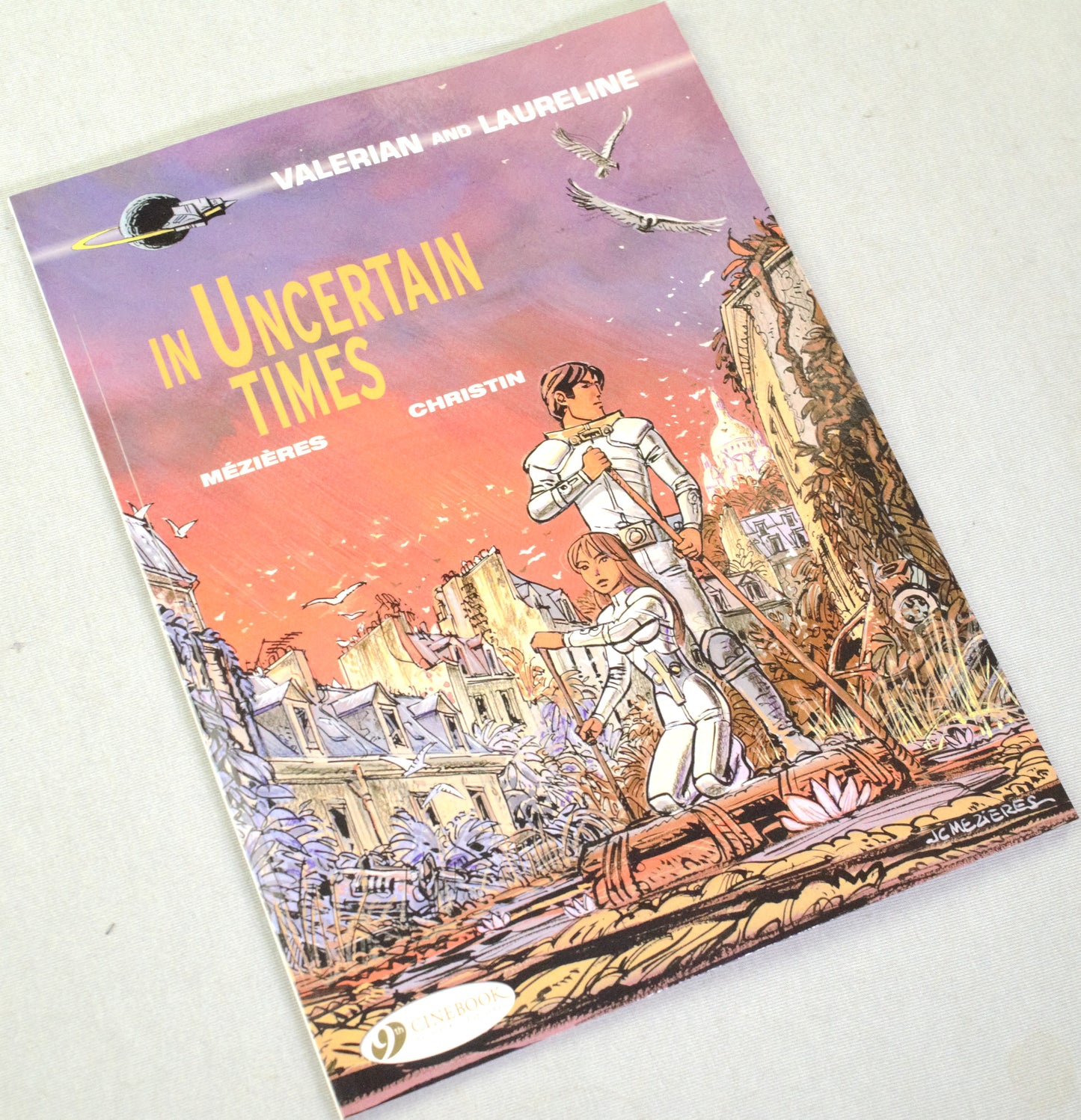 Valerian Volume 18 - "In Uncertain times" Cinebook Paperback Comic Book by Mezieres & Christin