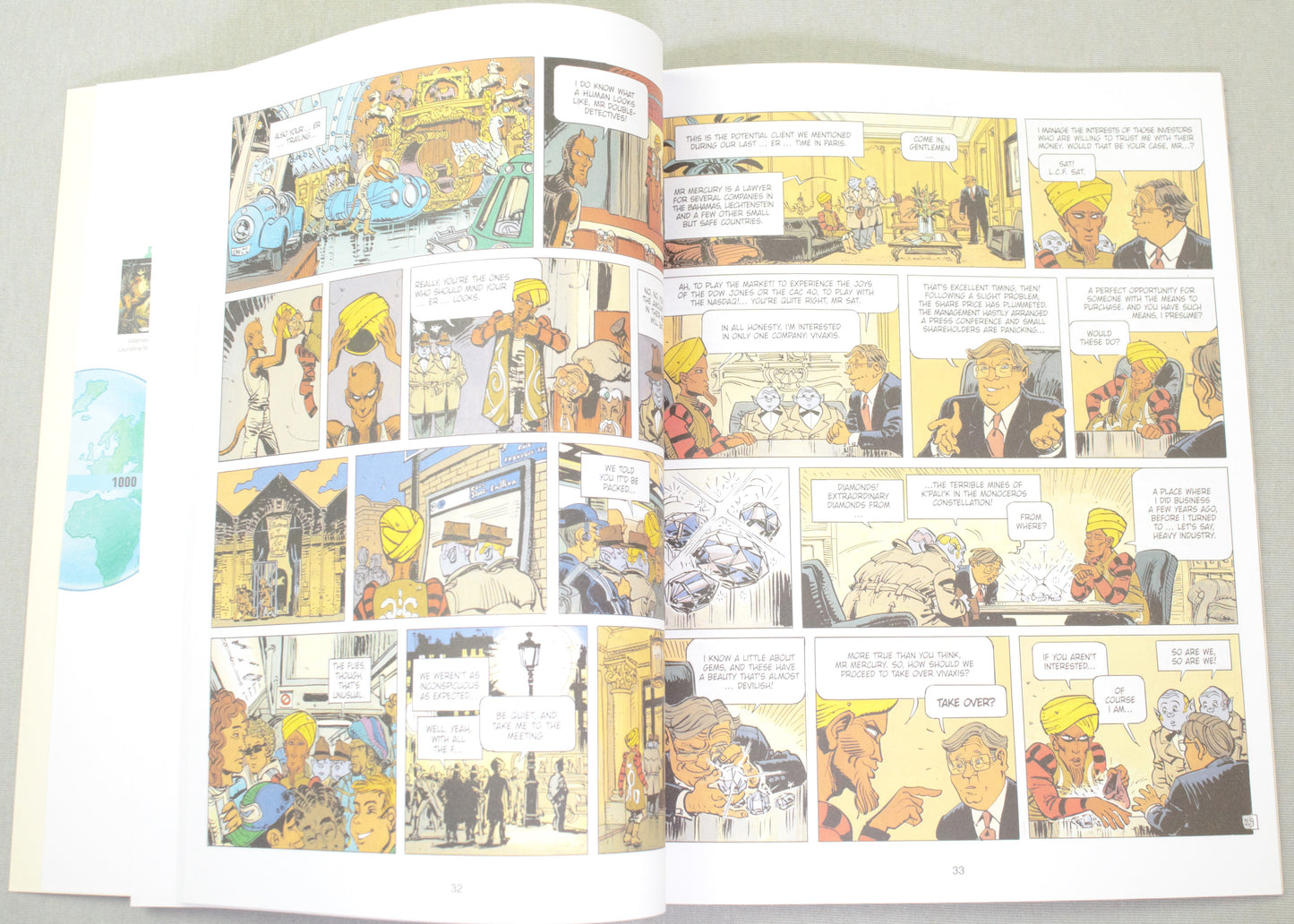 Valerian Volume 18 - "In Uncertain times" Cinebook Paperback Comic Book by Mezieres & Christin