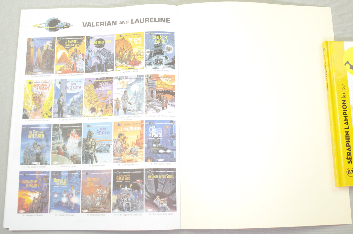 Valerian Volume 18 - "In Uncertain times" Cinebook Paperback Comic Book by Mezieres & Christin