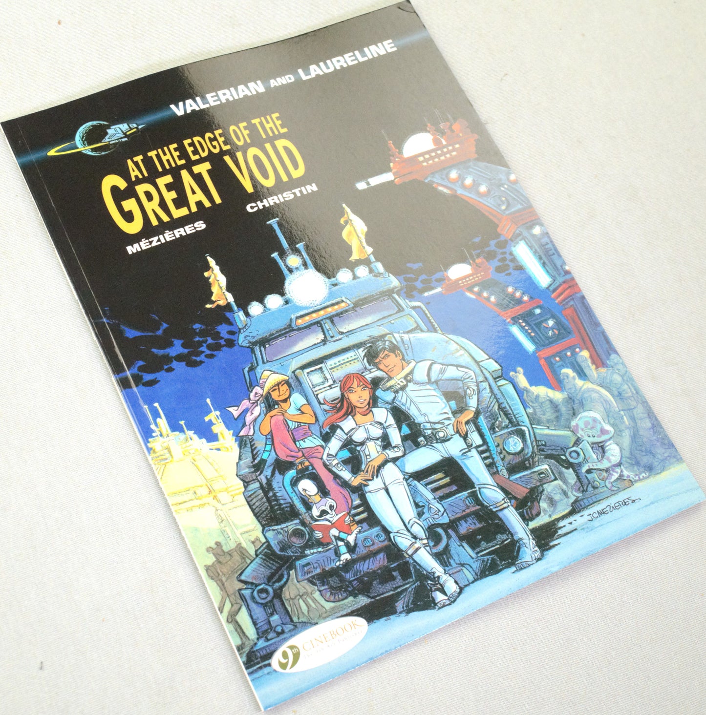 Valerian Volume 19 - "At the Edge of the Great Void" Cinebook Paperback Comic Book by Mezieres & Christin
