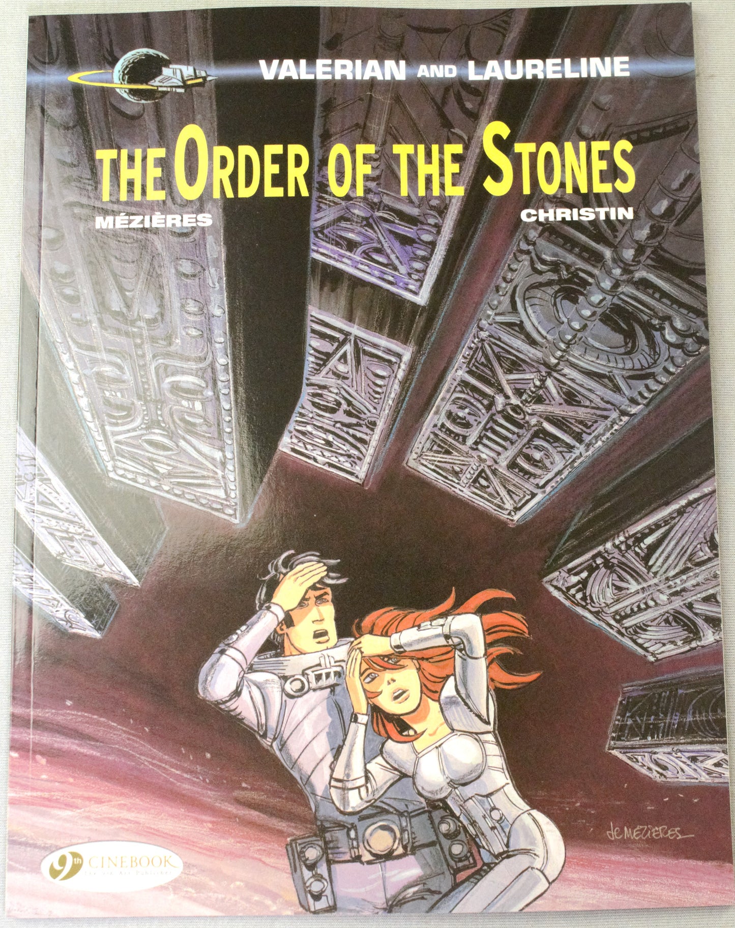 Valerian Volume 20 - "The Order of the Stones" Cinebook Paperback Comic Book by Mezieres & Christin