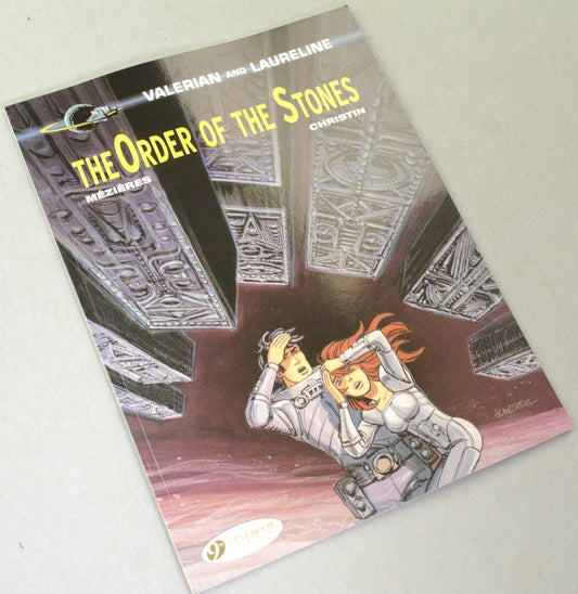 Valerian Volume 20 - "The Order of the Stones" Cinebook Paperback Comic Book by Mezieres & Christin