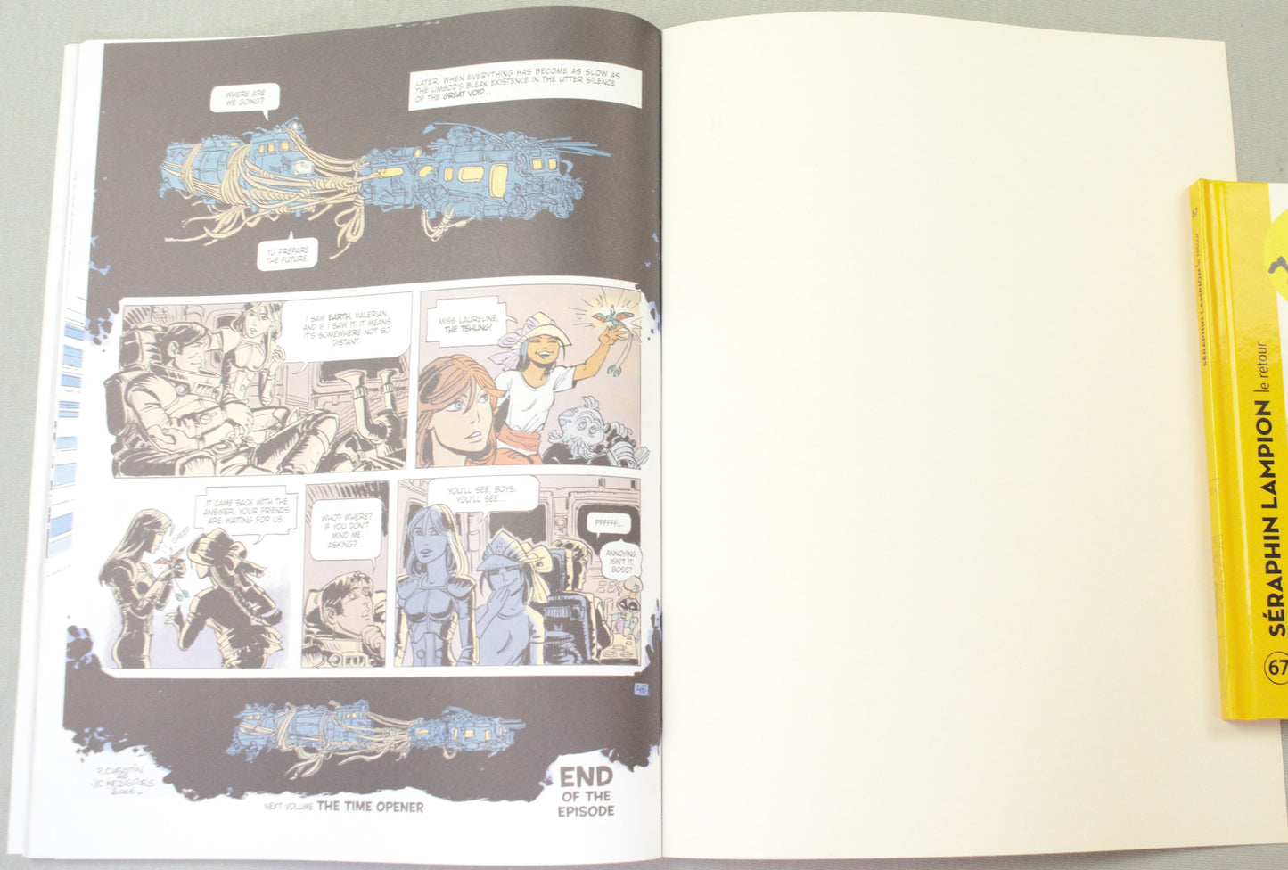 Valerian Volume 20 - "The Order of the Stones" Cinebook Paperback Comic Book by Mezieres & Christin