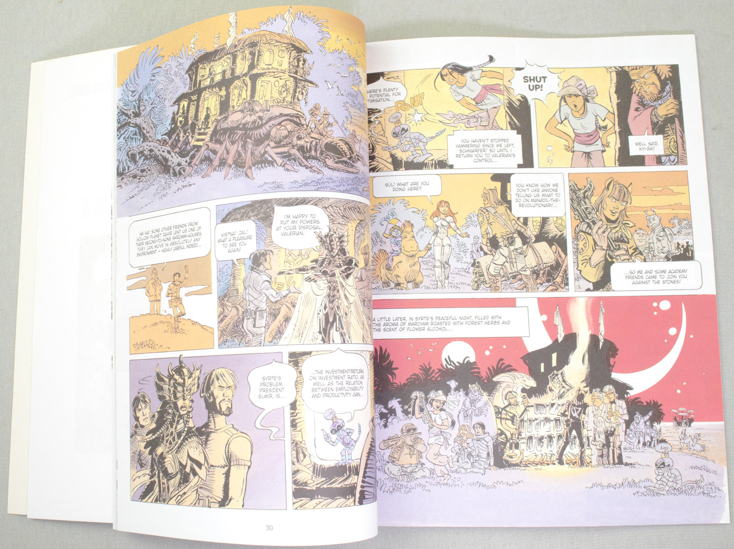 Valerian Volume 21 - "The Time Opener" Cinebook Paperback Comic Book by Mezieres & Christin