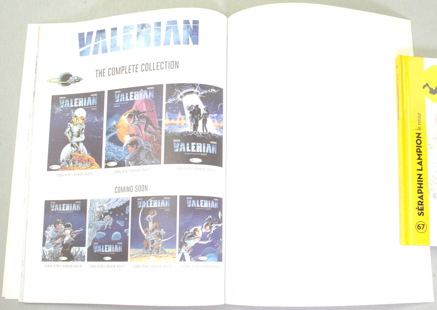 Valerian Volume 21 - "The Time Opener" Cinebook Paperback Comic Book by Mezieres & Christin