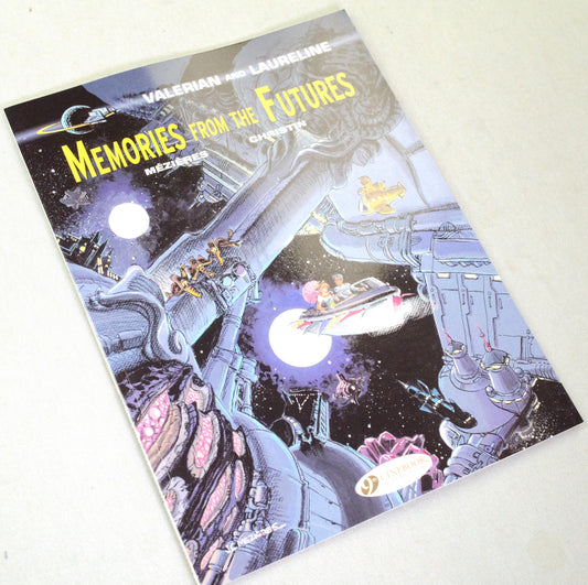 Valerian Volume 22 - "Memories from the Futures" Cinebook Paperback Comic Book by Mezieres & Christin