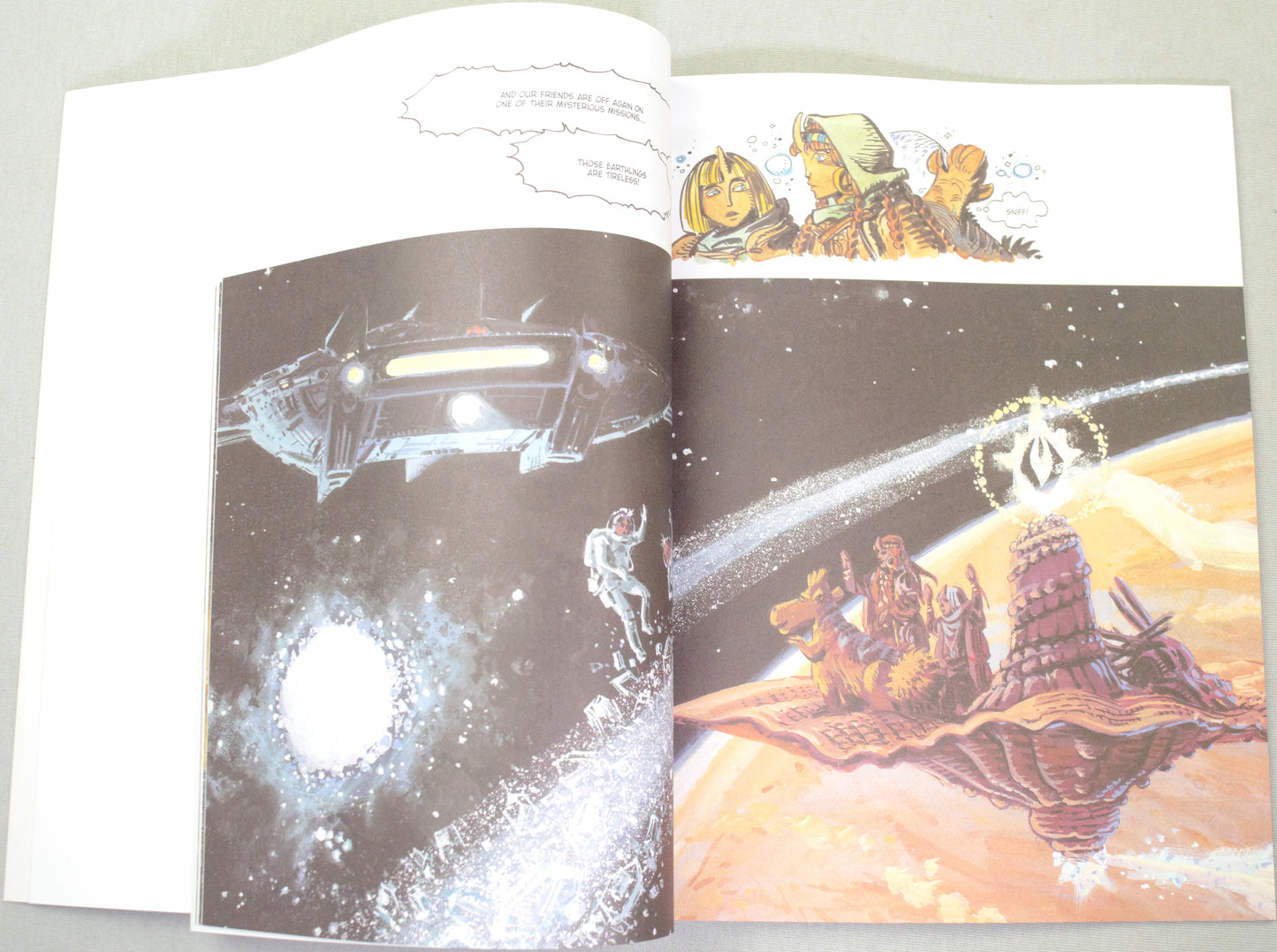 Valerian Volume 22 - "Memories from the Futures" Cinebook Paperback Comic Book by Mezieres & Christin