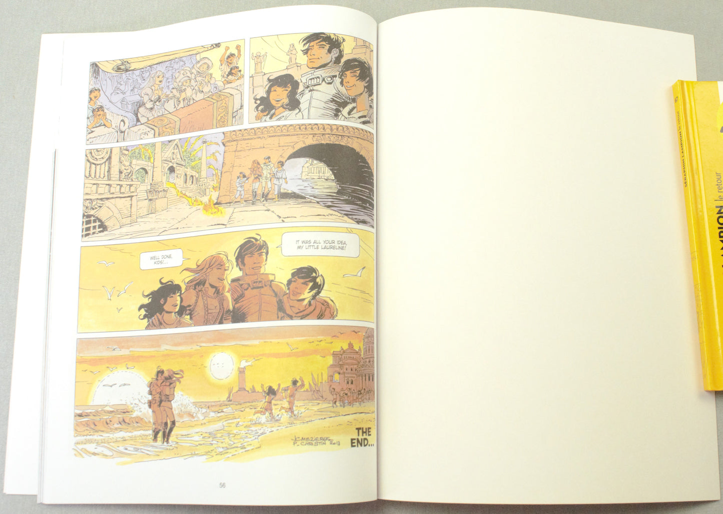 Valerian Volume 22 - "Memories from the Futures" Cinebook Paperback Comic Book by Mezieres & Christin