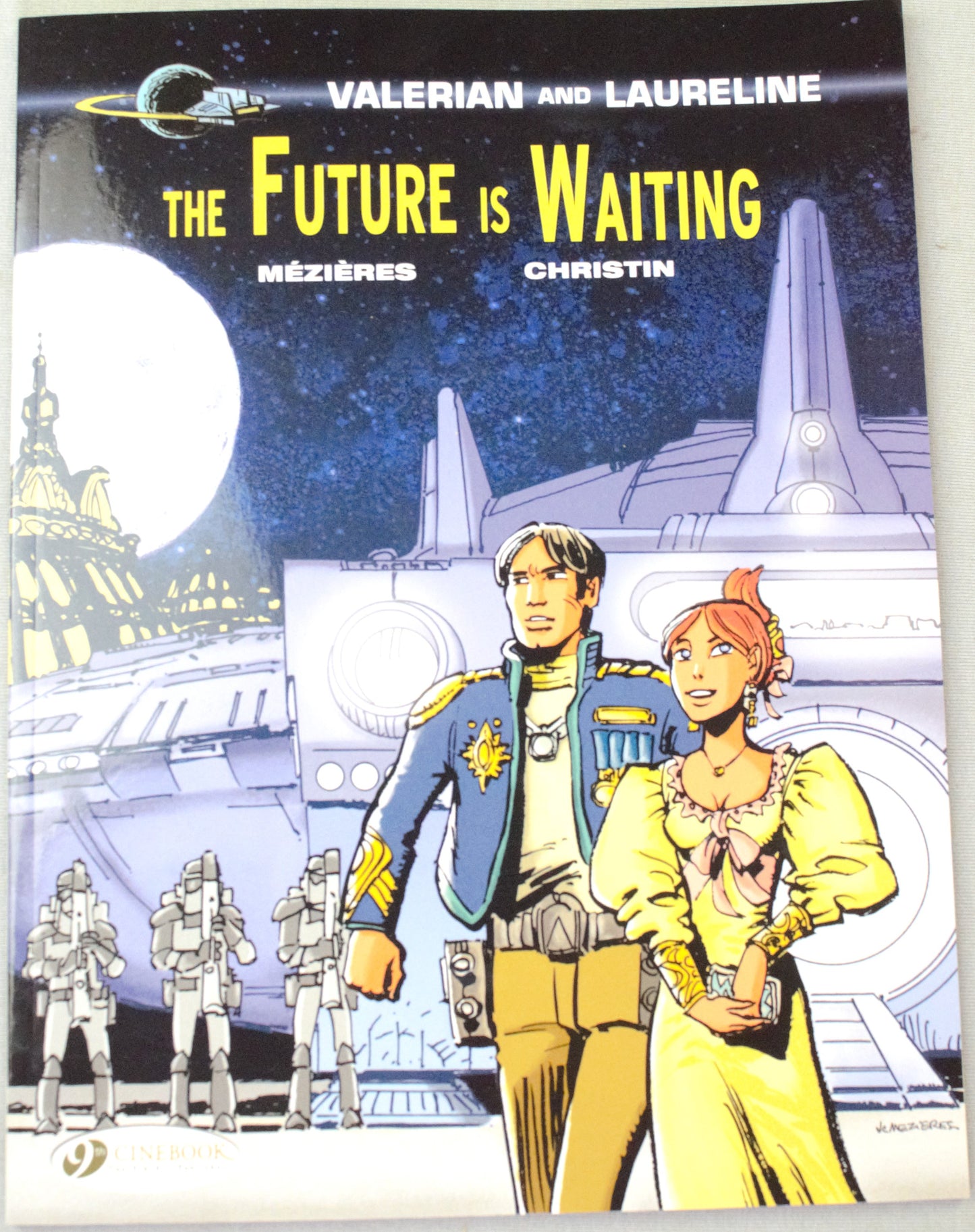 Valerian Volume 23 - "The Future Is Waiting" Cinebook Paperback Comic Book by Mezieres & Christin
