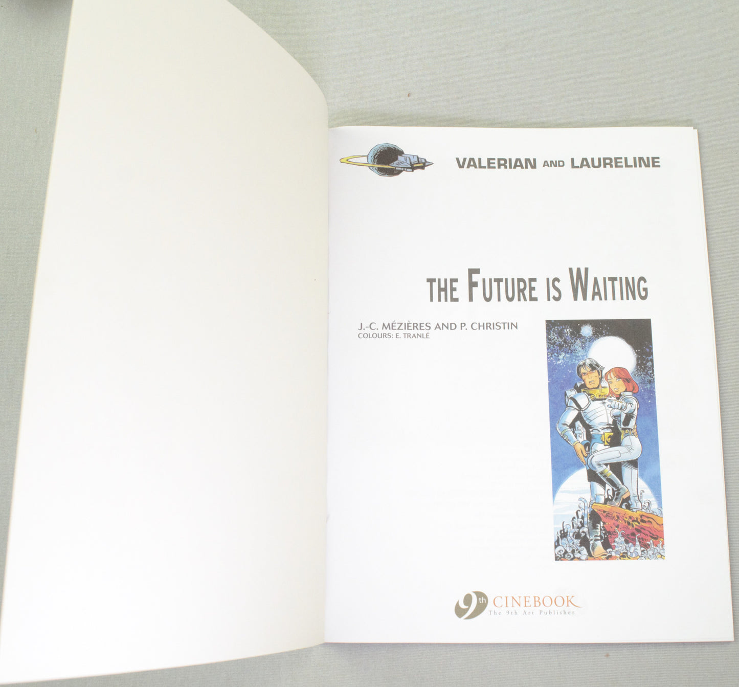 Valerian Volume 23 - "The Future Is Waiting" Cinebook Paperback Comic Book by Mezieres & Christin
