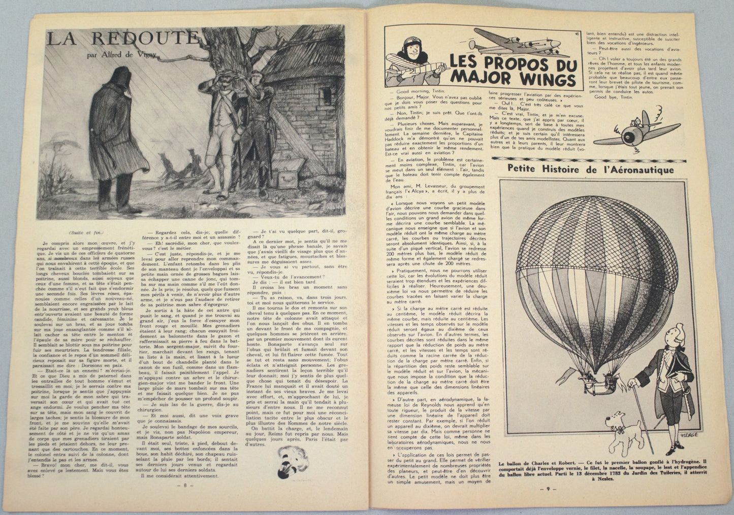 Journal Tintin Issue 4: 1946 Cover Edition Originale Vintage Comic EO