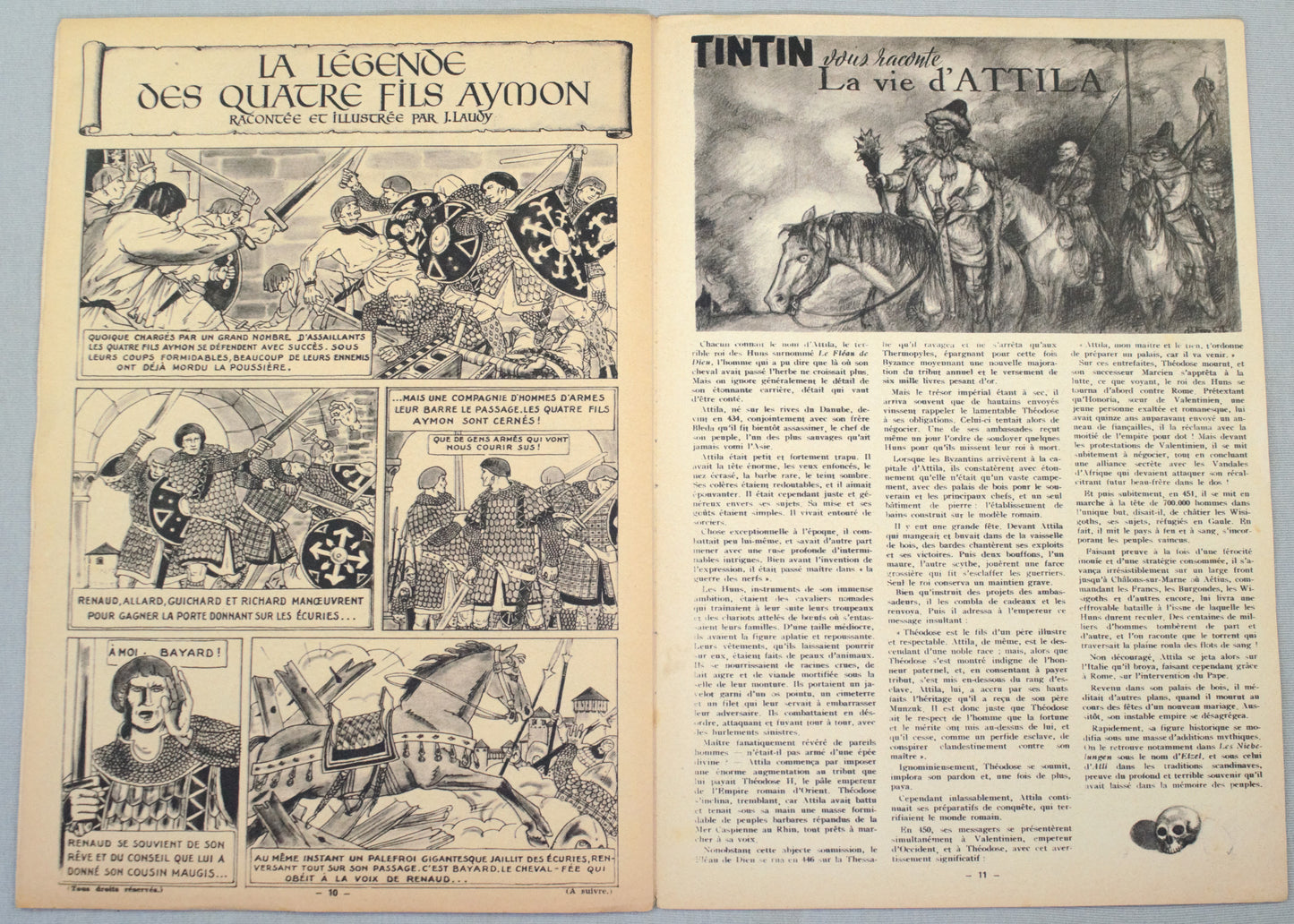 Journal Tintin Issue 6: 1946 Edgar.P Jacobs Cover Edition Originale Vintage Comic EO
