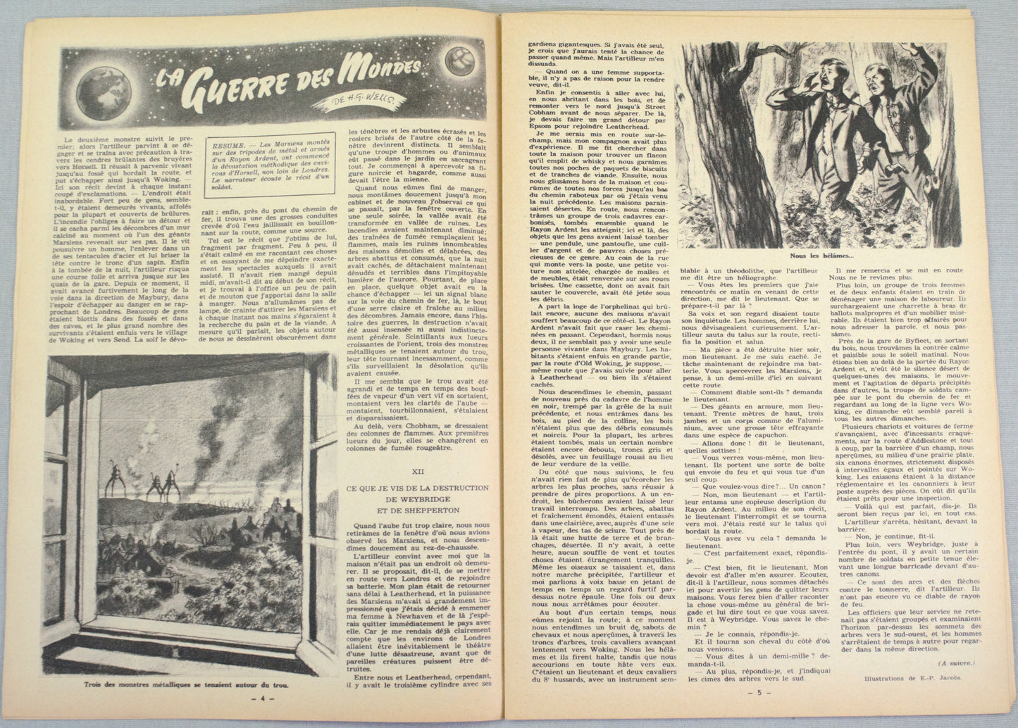 Journal Tintin Issue 10: 1946 Edgar. P Jacobs Cover Edition Originale Vintage Comic EO