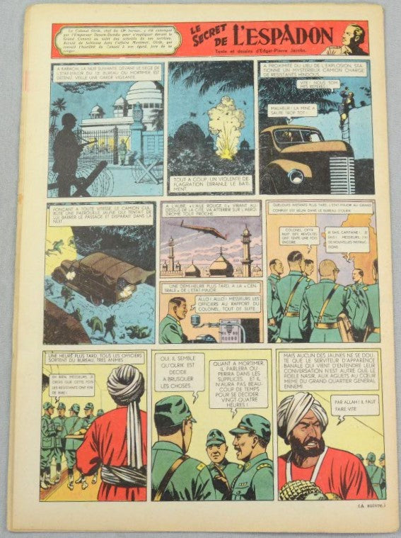 Journal Tintin Issue 5: January 29th 1948 Le Rallic Cover Edition Vintage Comic EO Couverture