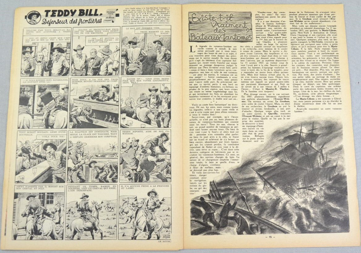 Journal Tintin Issue 9: February 26th 1948 Jacques Laudy Cover Edition Vintage Comic EO Couverture