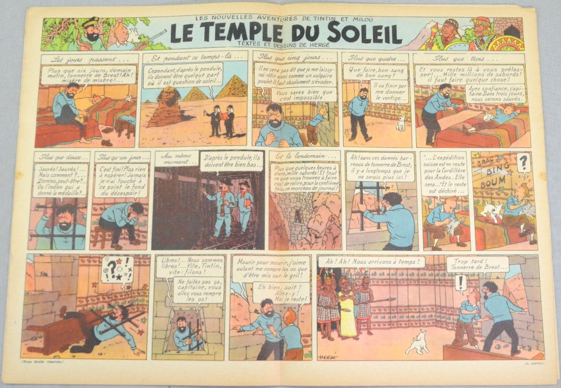 Journal Tintin Issue 11: March 11th 1948  Paul Cuvelier Cover Edition Vintage Comic EO Couverture